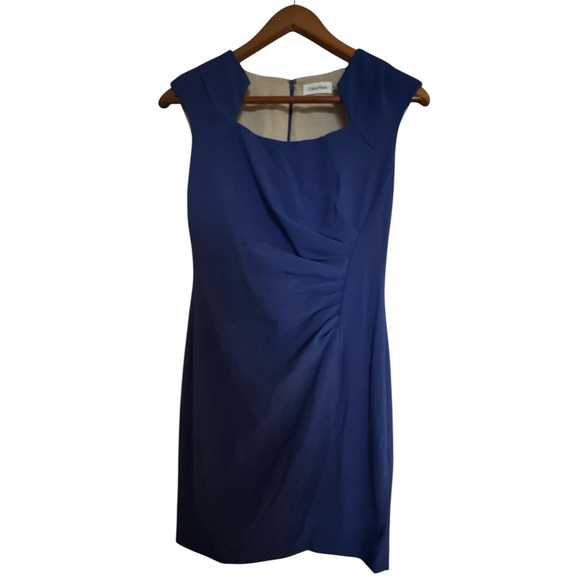 Calvin Klein Royal Blue Mini Dress, WOMENS 8P - Picture 1 of 5